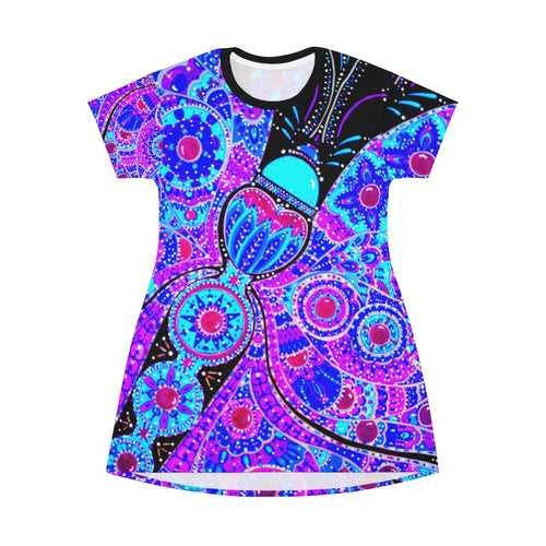 Wings Of Light - Ann Hollingsworth - All Over Print T-Shirt Dress