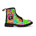 Puff Puff Panda - Women's Canvas Boots