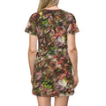 Marilyn Flowers - All Over Print T-Shirt Dress