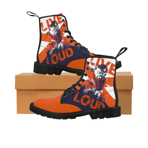 Live Loud - Women's Canvas Boots