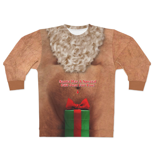 Santa's Dick In A Box Gift - All-Over Print Unisex Sweatshirt