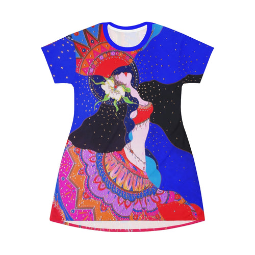 Spiritual Awakening - Ann Hollingsworth - All Over Print T-Shirt Dress