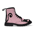 Pink Kitty Boots - Women's Canvas Boots