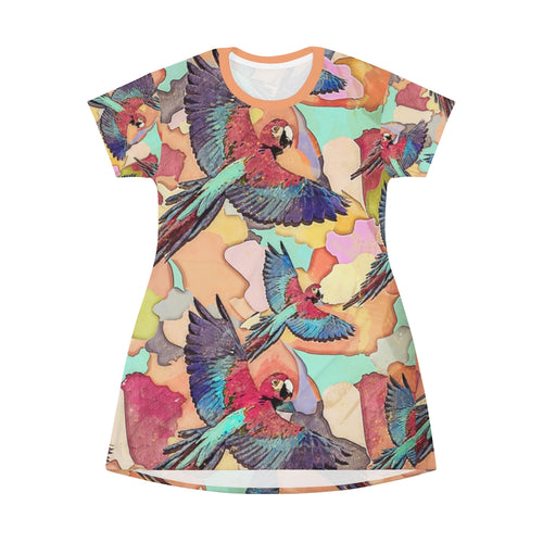 Club Paradise - Retro - All Over Print T-Shirt Dress