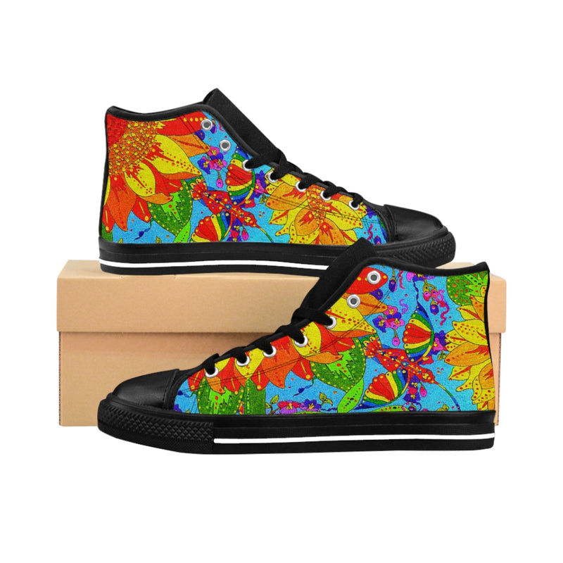 Garden Party - Women's High-top Sneakers