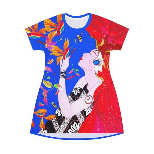 Awakening - All Over Print T-Shirt Dress