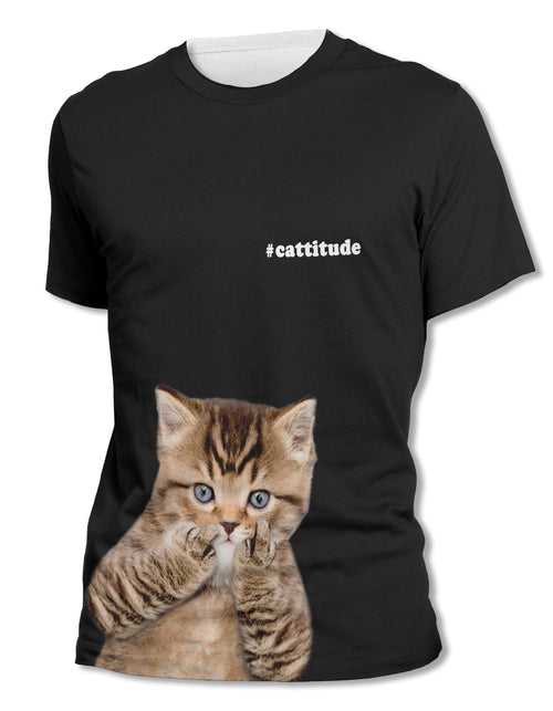 Hashtag Cattitude - Unisex Tee