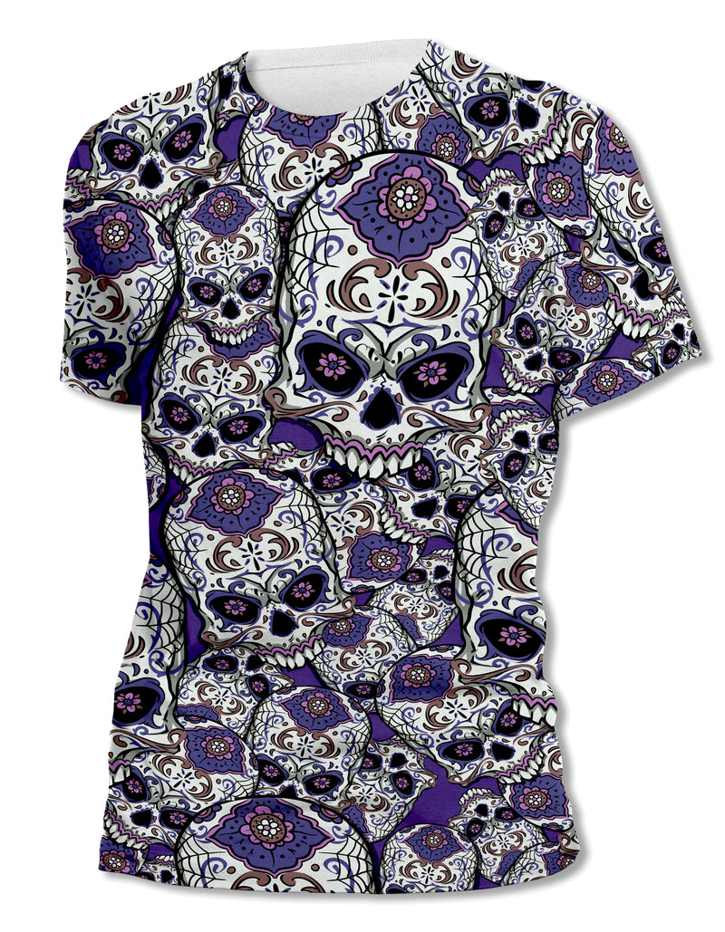 Sugar Skulls - Purple - Unisex Tee