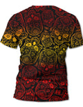 SkullIcious - Neon Party - Red - Unisex Tee