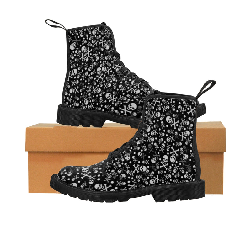 Dead Mans Party - Women's Canvas Boots