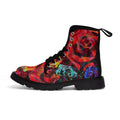 Wild Roses - Colorful - Women's Canvas Boots