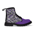 Skullicious - Purple - Women's Canvas Boots