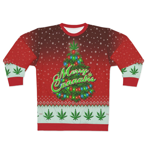 Merry Cannabis 2 - All-Over Print Unisex Sweatshirt