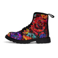 Wild Roses - Colorful - Women's Canvas Boots