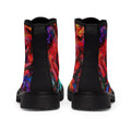 Wild Roses - Colorful - Women's Canvas Boots