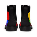 LOVE Blocks - Women's Canvas Boots