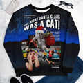 Santa Cat - The Movie - All-Over Print Unisex Sweatshirt