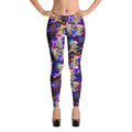 Meowy Christmas (Disco Kitty) - All-Over Print Leggings