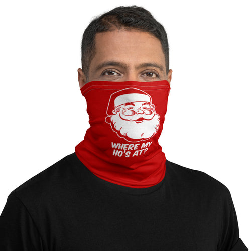 Where My Hoe's At? - Fugly Uglies XMas Neck Gaiter