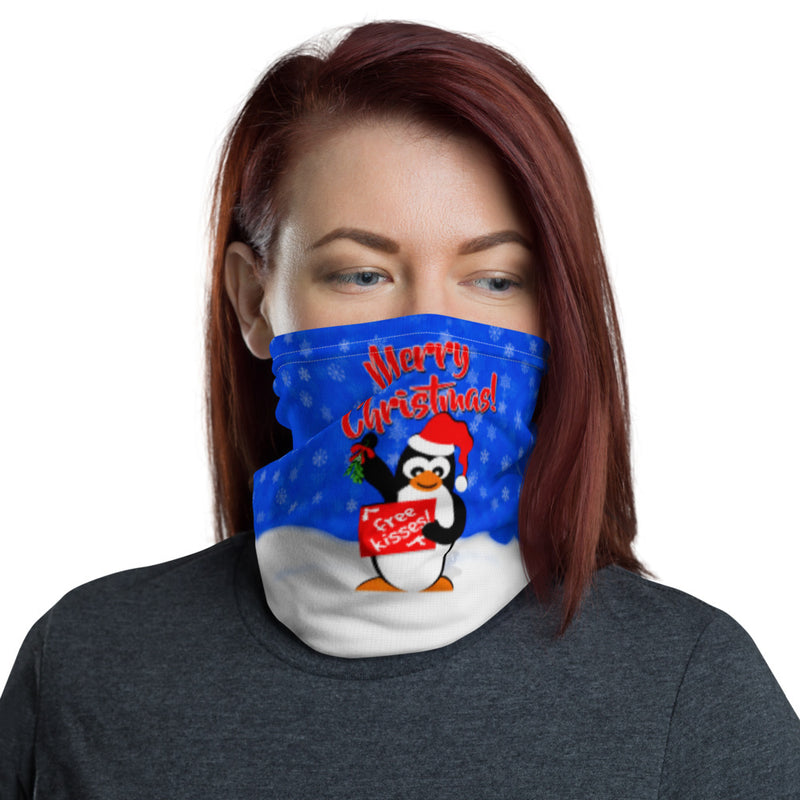 Mistletoe Penguin - Fugly Uglies XMas Neck Gaiter