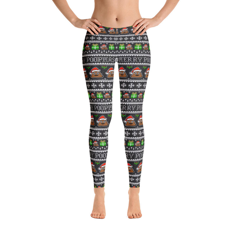 Merry Poopmas - All-Over Print Leggings