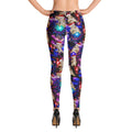 Meowy Christmas (Disco Kitty) - All-Over Print Leggings