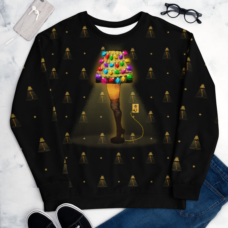 Light Up The Holidays - All-Over Print Sublimation Unisex Sweatshirt