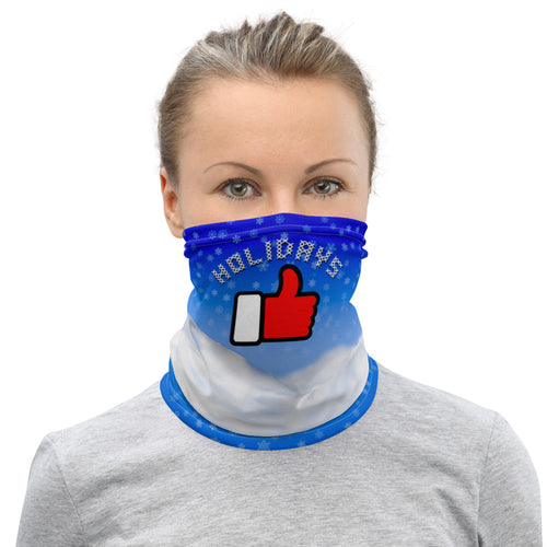 Holidays - Thumbs Up For Christmas - Fugly Uglies XMas Neck Gaiter