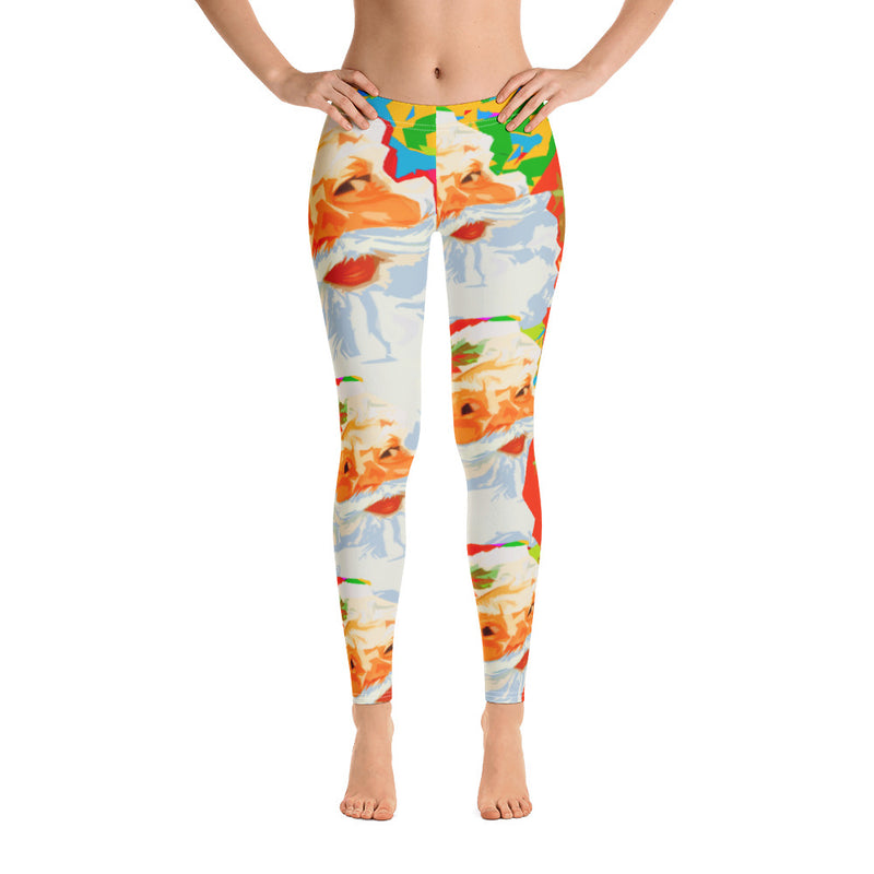 Santa Santa Santa - All-Over Print Leggings